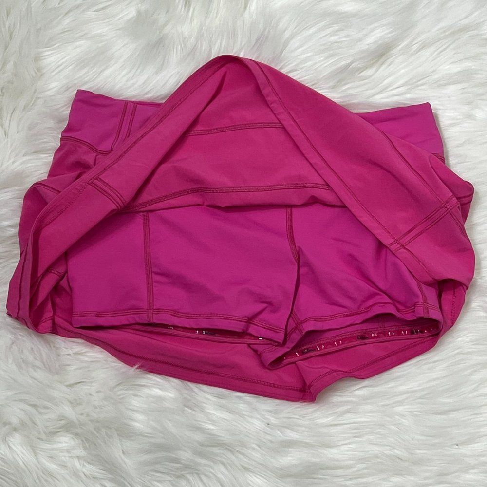 Lululemon Pace Rival Mid Rise Skirt Ripened Raspberry 10 - Picture 11 of 16